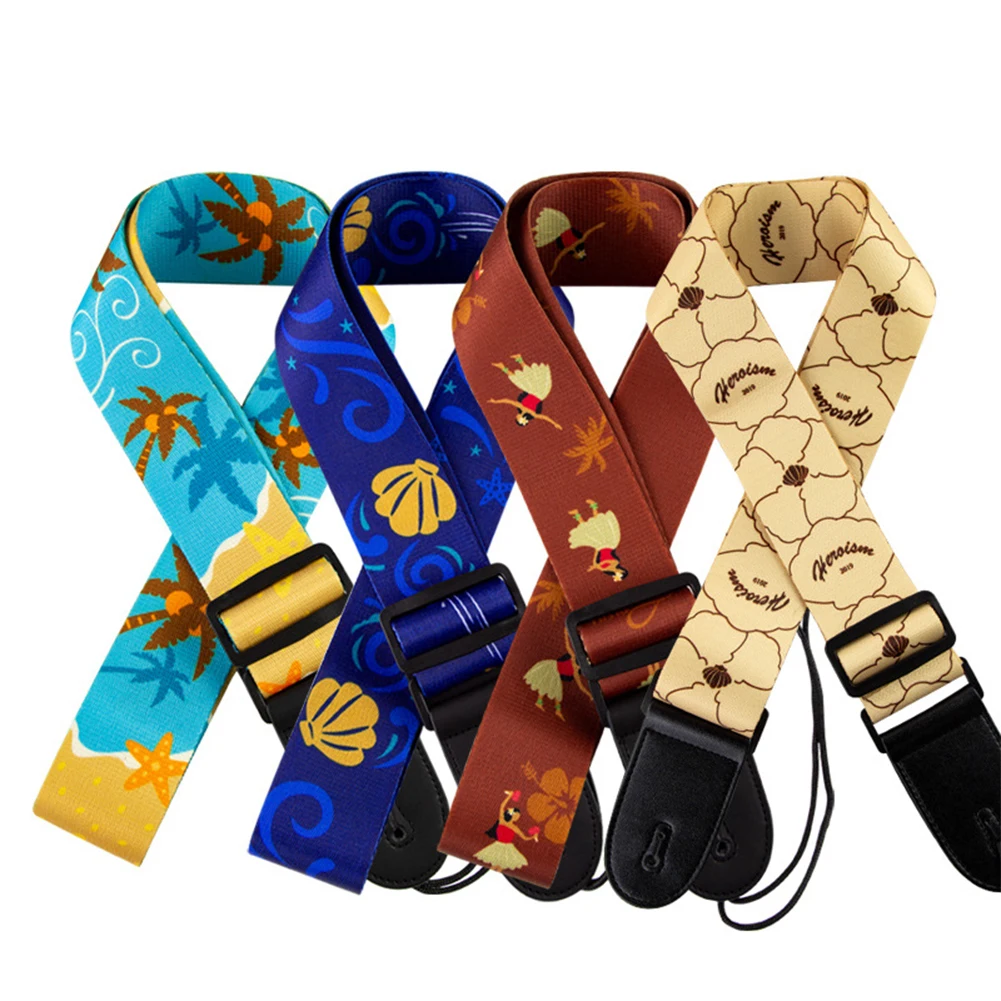 Adjustable Polyester Guitar Strap Guitar Accessories For Acoustic Electric Guitar Belt ColorPrinted Classical Guitar Bass
Adjustable Polyester Guitar Strap Guitar Accessories For Acoustic Electric Guitar Belt ColorPrinted Classical Guitar Bass