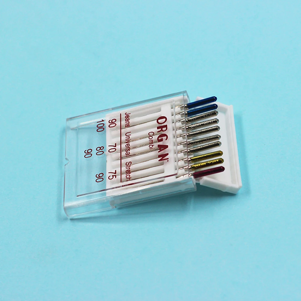 Sewing Machine Organ Needles 10 Pcs 130/705H Flat Edge Needle 4.5*4.5*0.6cm Replacement Universal Stretch Needles
Sewing Machine Organ Needles 10 Pcs 130/705H Flat Edge Needle 4.5*4.5*0.6cm Replacement Universal Stretch Needles