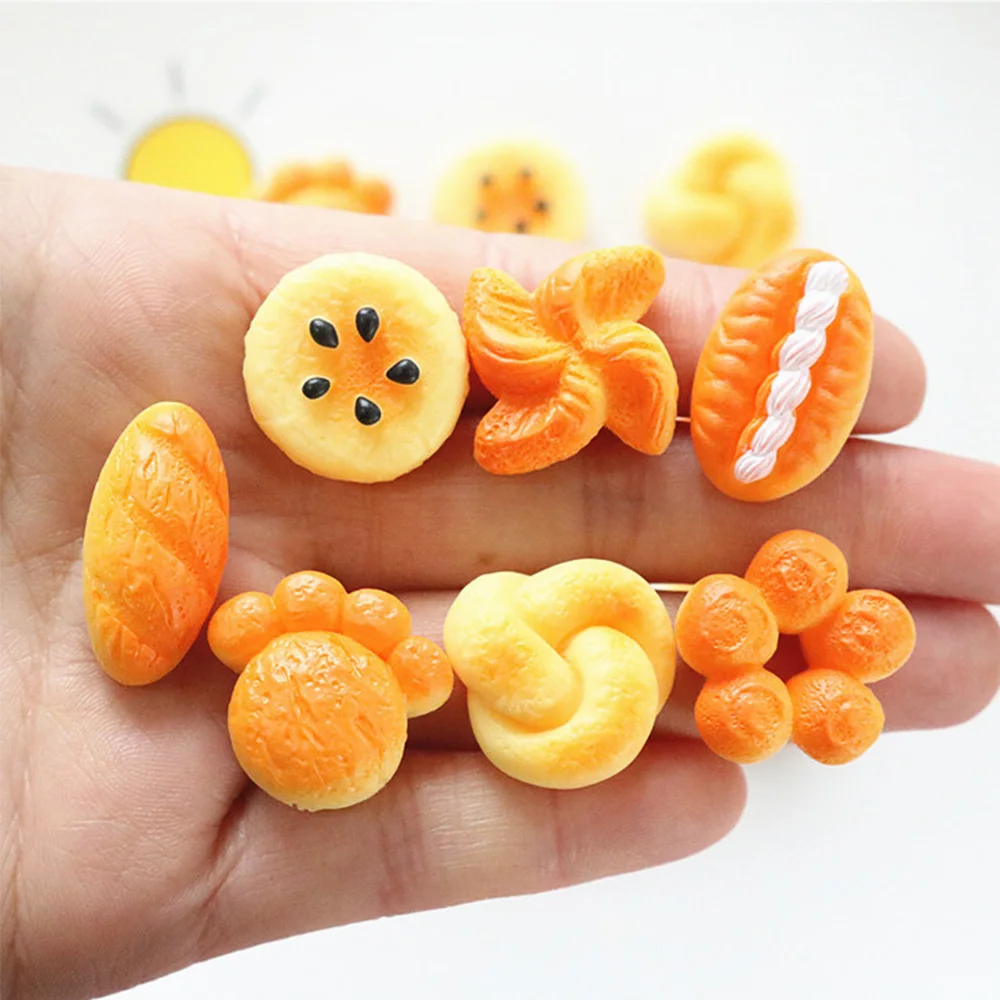 10PCS Kawaii Yellow Bread Series Miniature Flatback Resin Cabochons For Hairpin Scrapbooking DIY Home Decor Craft Accessories
10PCS Kawaii Yellow Bread Series Miniature Flatback Resin Cabochons For Hairpin Scrapbooking DIY Home Decor Craft Accessories
