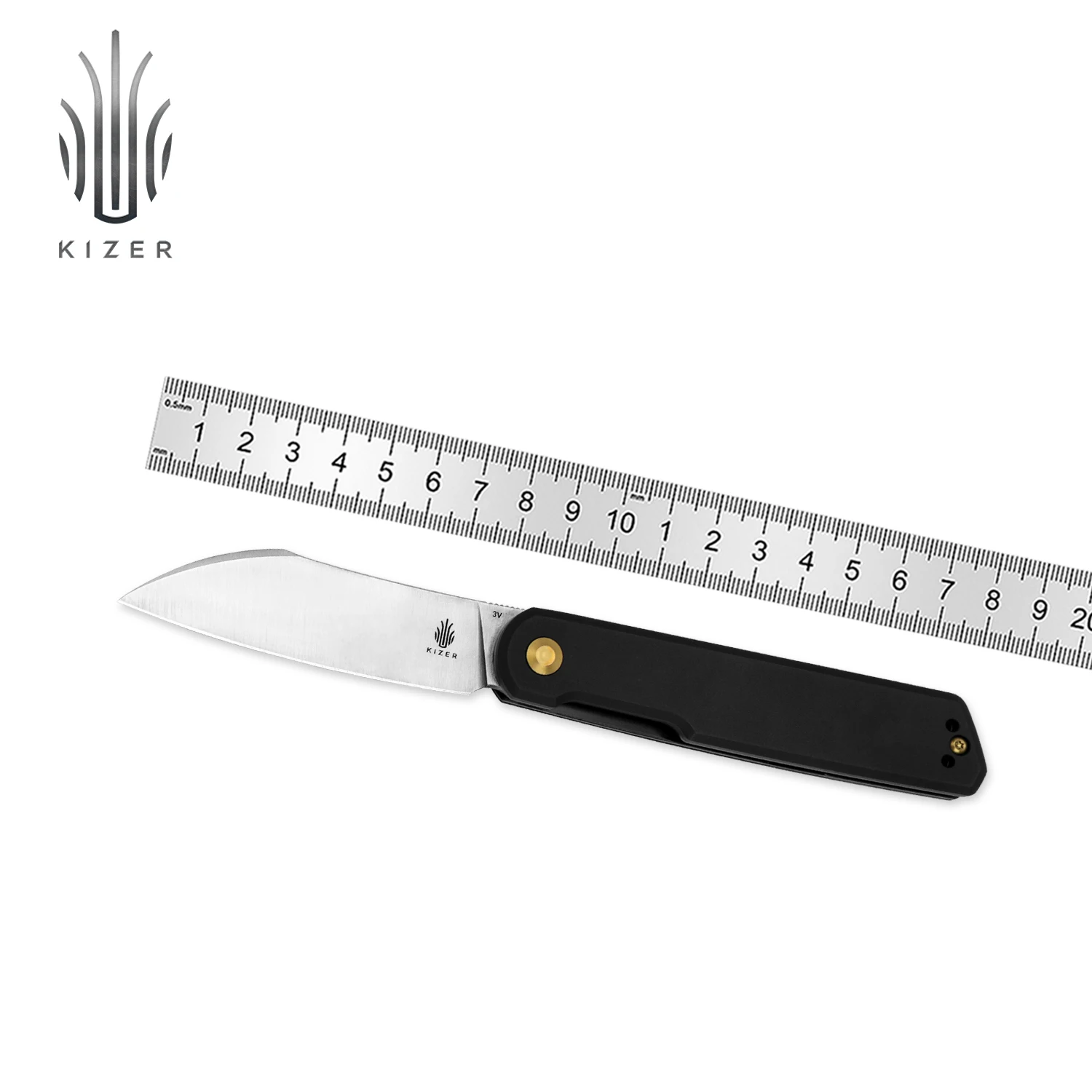 Kizer Tactical Knife Klipper V3580C1 2023 New Black Aluminium Handle with 3V Steel Blade Pocket Knife Hunting Tools
Kizer Tactical Knife Klipper V3580C1 2023 New Black Aluminium Handle with 3V Steel Blade Pocket Knife Hunting Tools