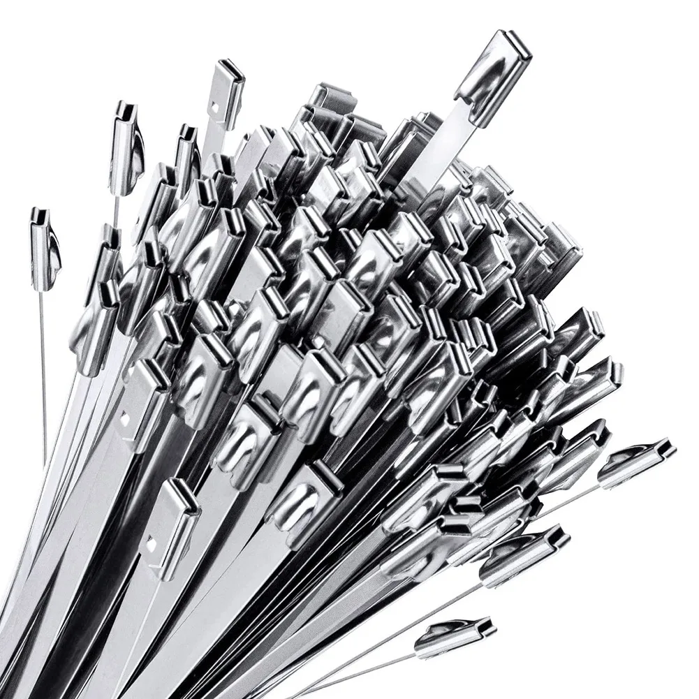 100Pcs Chain Link Fence Ties Multi-Purpose Self-Locking Stainless Steel Zip Ties for Outdoor Garden Farm Pet Cages Fence
100Pcs Chain Link Fence Ties Multi-Purpose Self-Locking Stainless Steel Zip Ties for Outdoor Garden Farm Pet Cages Fence