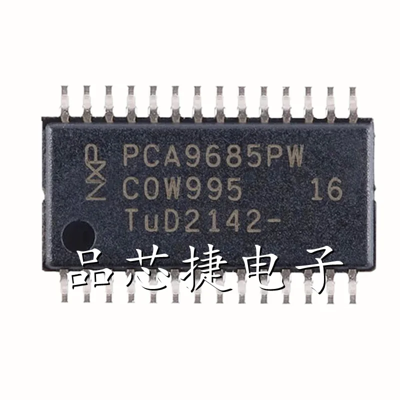 5 шт./лот PCA9685PW,118, маркировка PCA9685PW TSSOP-28 16-Channel, 12-битный PWM Fm + I2C-Bus светодиодный контроллер
5 шт./лот PCA9685PW,118, маркировка PCA9685PW TSSOP-28 16-Channel, 12-битный PWM Fm + I2C-Bus светодиодный контроллер