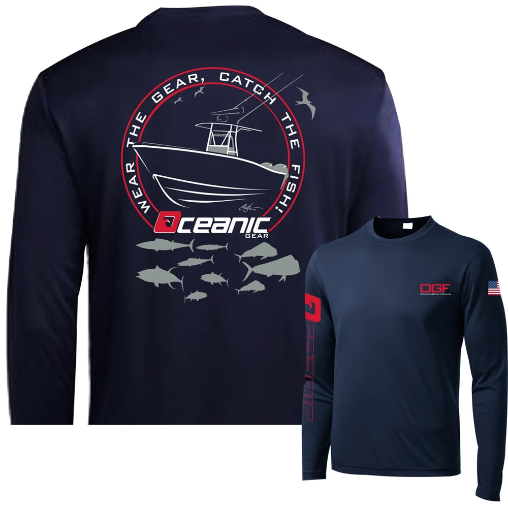Oceanicgear Fishing Clothing Mens OGF Crewneck Shirt Print Fishing Long Sleeve Uv Protection Shirt HOODY PRINT Camisa De Pesca
Oceanicgear Fishing Clothing Mens OGF Crewneck Shirt Print Fishing Long Sleeve Uv Protection Shirt HOODY PRINT Camisa De Pesca