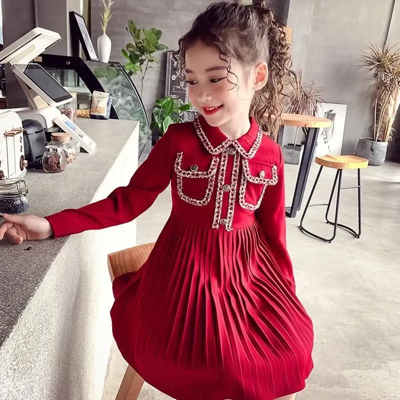 Children Clothing 2024 Autumn Spring Girls Dresses Kids School Dresses Teenager Clothes Kids Navy Blue Dresses For Girls 4-14Yrs
Children Clothing 2024 Autumn Spring Girls Dresses Kids School Dresses Teenager Clothes Kids Navy Blue Dresses For Girls 4-14Yrs