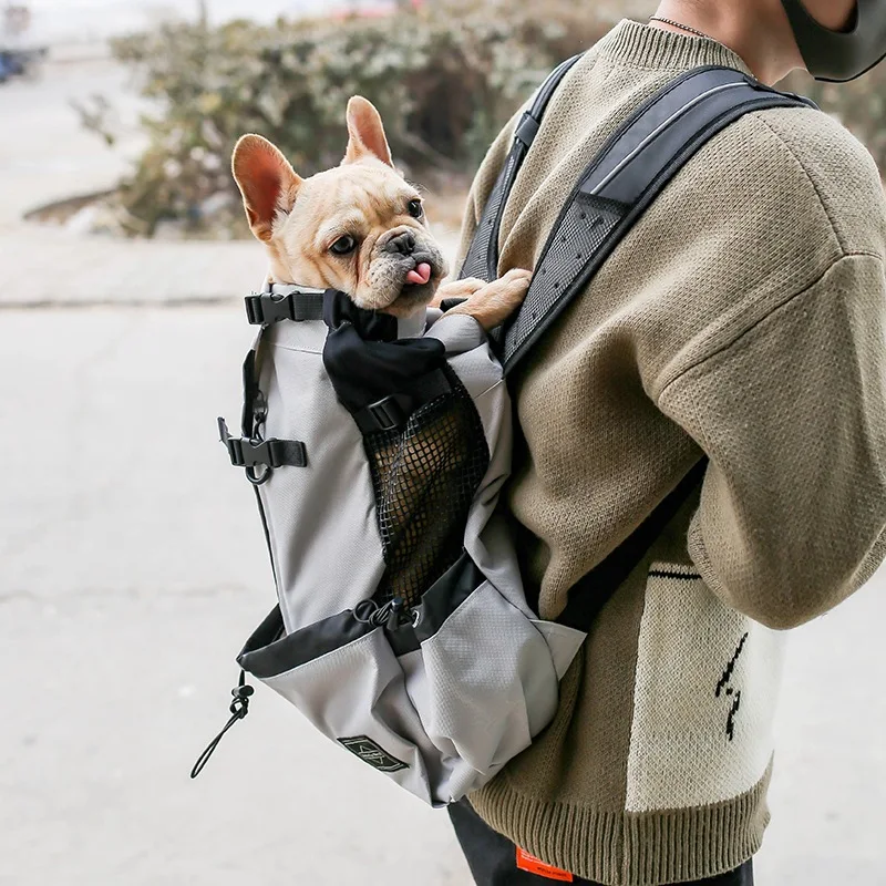 Outdoor Travel Puppy Medium Dog Backpack for Small Dogs Breathable Walking French Bulldog Carrier Bags Accessories Pet Supplies
Outdoor Travel Puppy Medium Dog Backpack for Small Dogs Breathable Walking French Bulldog Carrier Bags Accessories Pet Supplies