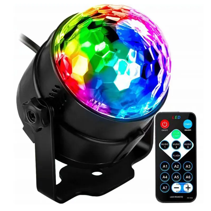 Mini Sound/Remote LED Magic Ball Light DJ Lighting Disco Ball Strobe Club Lamp Magic Mini Led Stage Lights For Christmas Home
Mini Sound/Remote LED Magic Ball Light DJ Lighting Disco Ball Strobe Club Lamp Magic Mini Led Stage Lights For Christmas Home