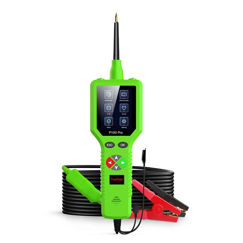 9V-30V Automotive Circuit Tester JDIAG P100 Pro Powerful Probe Quickly Detect Automotive Circuit Electronic Systems
9V-30V Automotive Circuit Tester JDIAG P100 Pro Powerful Probe Quickly Detect Automotive Circuit Electronic Systems