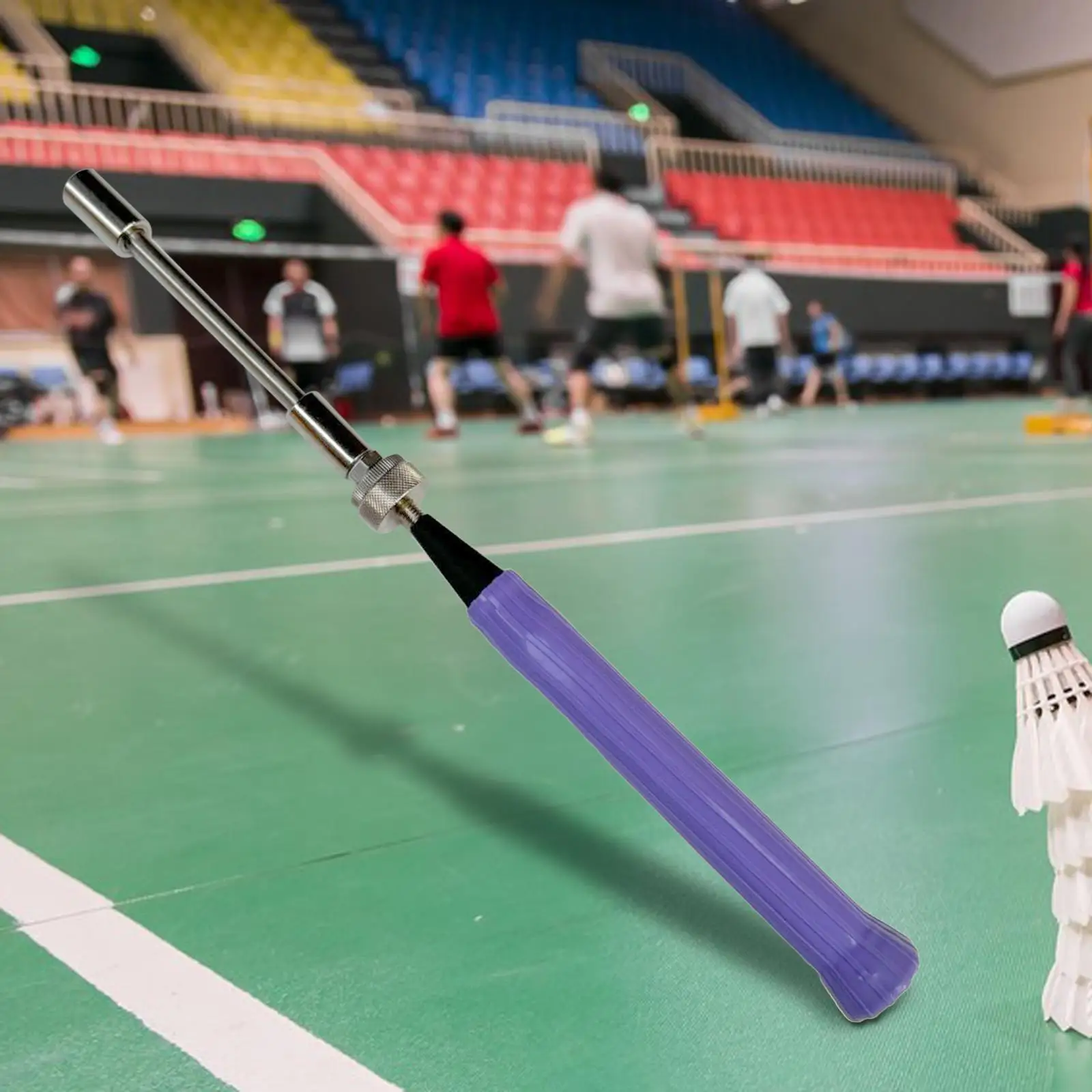 

Badminton Racket Swing Trainer Badminton Swing Practice Tool Swing Wrist Training Aid Feather Ball Trainer for Practice Kids