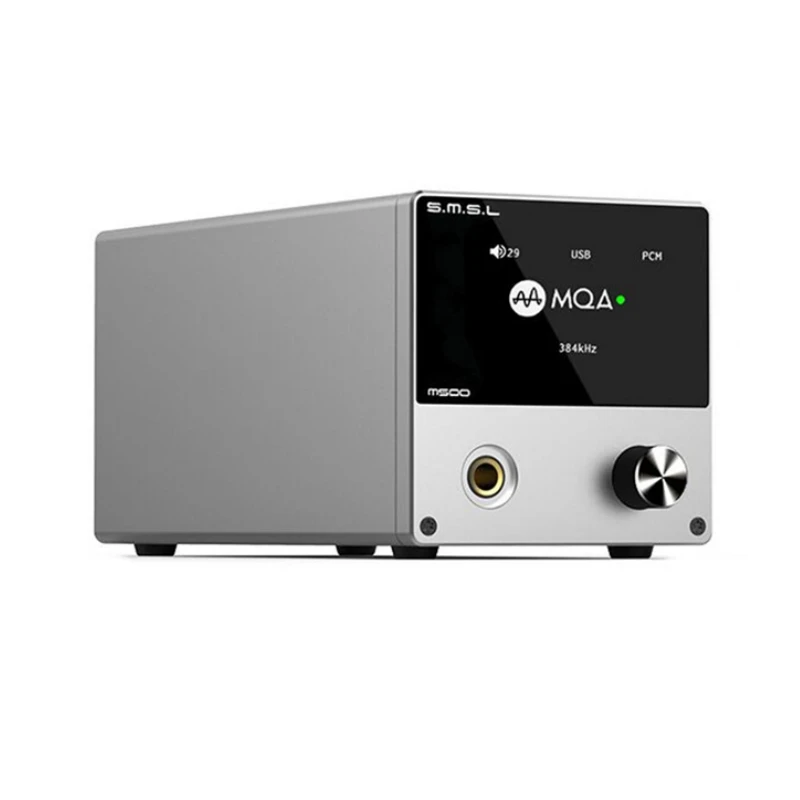 SMSL M500 MQA Decoder Headphone AMP ES9038PRO ES9311 XMOS XU-21632bit 768kHz DSD512 Hi-Res Audio DAC Headphone Amplifier
SMSL M500 MQA Decoder Headphone AMP ES9038PRO ES9311 XMOS XU-21632bit 768kHz DSD512 Hi-Res Audio DAC Headphone Amplifier