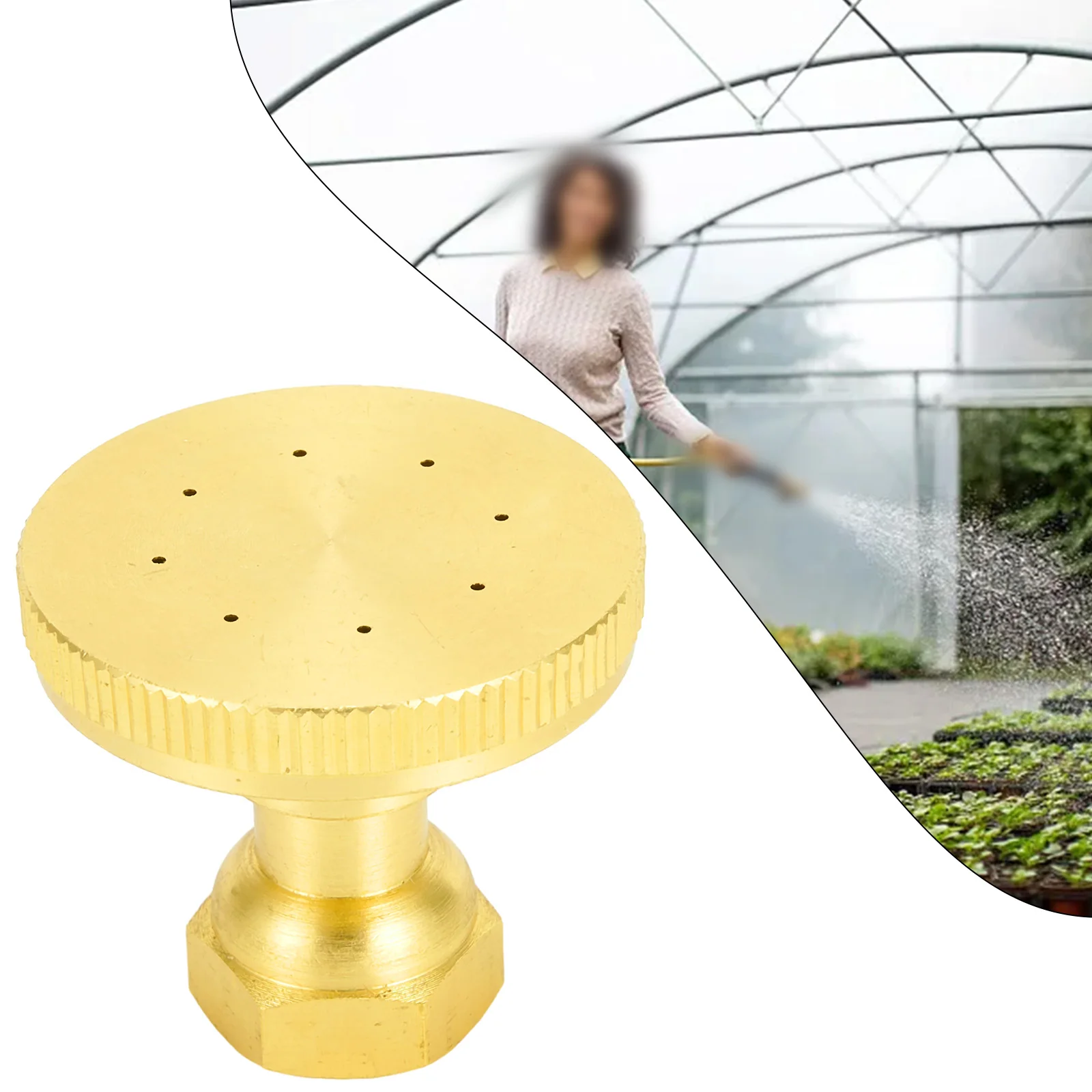 

100% Original Sprinkler Faucet Garden Plant Watering Adjustable Eight Holes Integrated Metallic Copper 2023 HOT