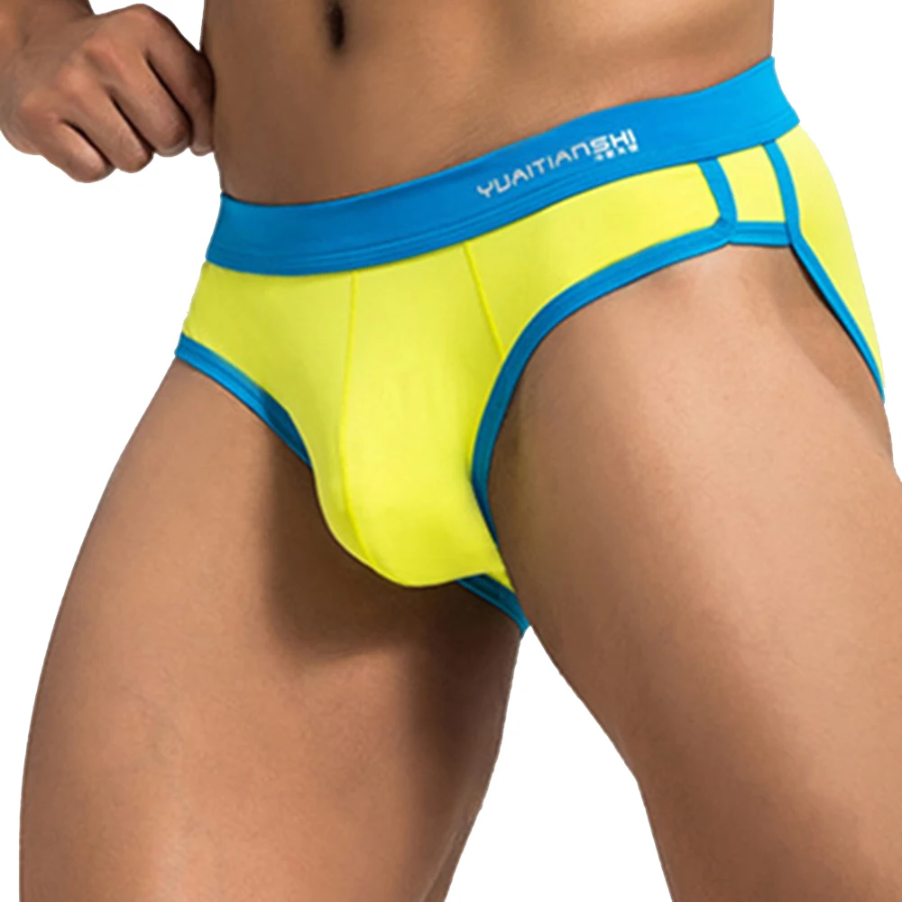 Men Soft Briefs Cpmfortable Sport Underwear Man Breathable Panties Patchwork Color Underpants Stretch Low Waist Briefs
Men Soft Briefs Cpmfortable Sport Underwear Man Breathable Panties Patchwork Color Underpants Stretch Low Waist Briefs