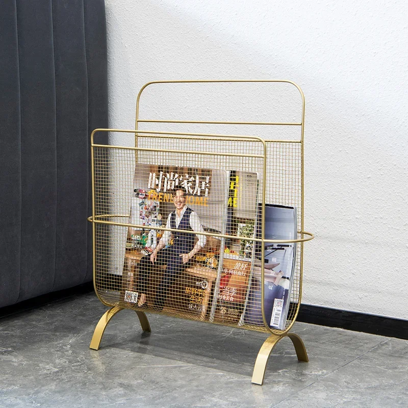 Modern Contracted Magazine Rack Metal Storage Rack Living Room Bedroom Creative Nordic Purchase Content Small Bookshelf
Modern Contracted Magazine Rack Metal Storage Rack Living Room Bedroom Creative Nordic Purchase Content Small Bookshelf