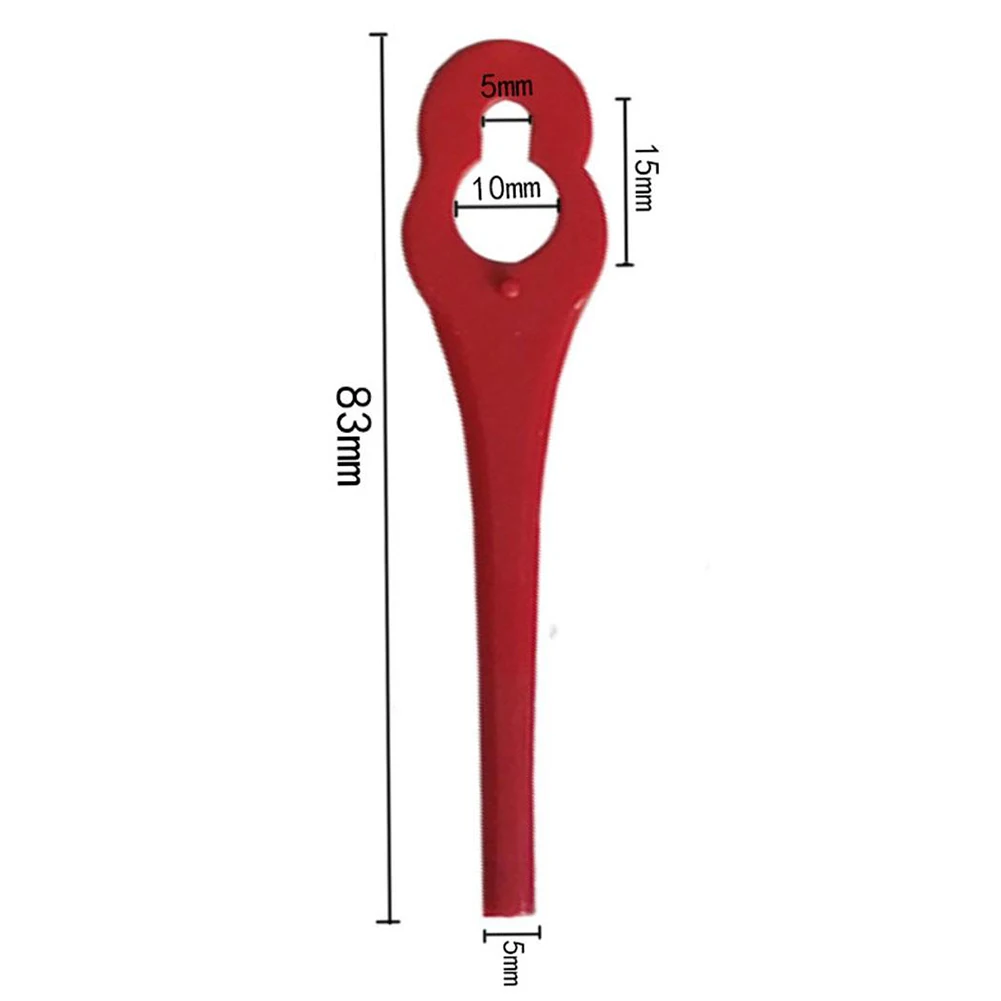 100Pcs Replacement Blades For Terratek Grass Strimmer Cordless Strimmers 18V/20V Garden Repair Tools Lawn Mower Trimmer Blade
100Pcs Replacement Blades For Terratek Grass Strimmer Cordless Strimmers 18V/20V Garden Repair Tools Lawn Mower Trimmer Blade