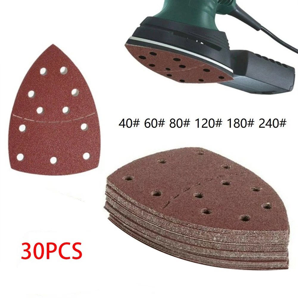 30pcs Sanding Sheets Triangle Mouse Detail Sander Pads 40 60 80 120 180 240 Grit Home Polishing Tool Replacement Accessories
30pcs Sanding Sheets Triangle Mouse Detail Sander Pads 40 60 80 120 180 240 Grit Home Polishing Tool Replacement Accessories