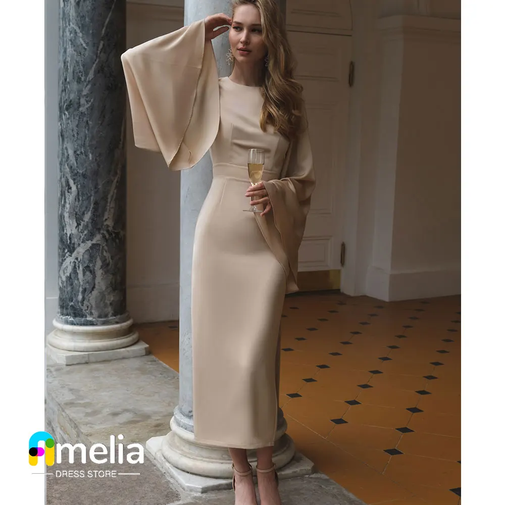 Amelia Backless Prom Dress Long Sleeves With Ankle Length Evening Dress Women Wedding Party Formal Gowns Arabia
Amelia Backless Prom Dress Long Sleeves With Ankle Length Evening Dress Women Wedding Party Formal Gowns Arabia