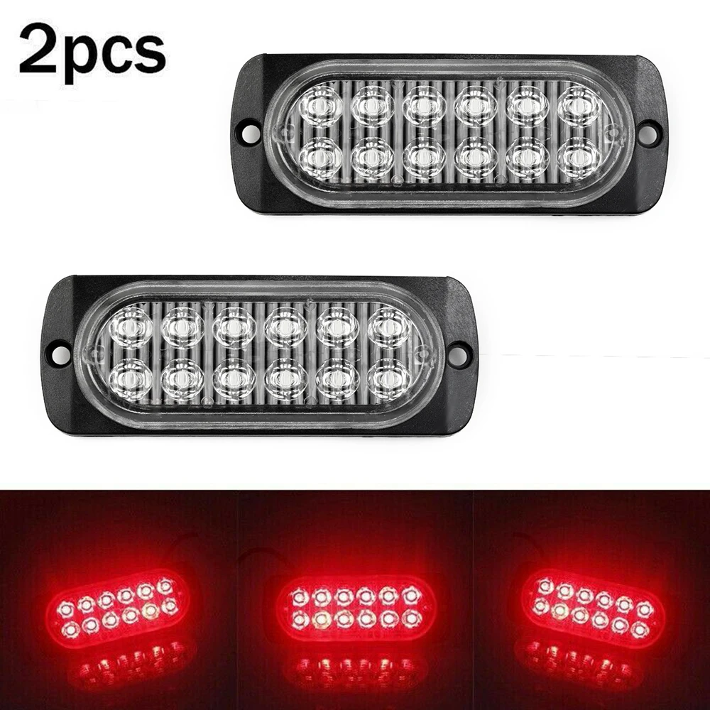 2X Rear Red Fog 12 Led Lamp Light 12v~24v Outside DRL Daytime Running Lamp Red Light Universal For Truck Car Van Bus Cab
2X Rear Red Fog 12 Led Lamp Light 12v~24v Outside DRL Daytime Running Lamp Red Light Universal For Truck Car Van Bus Cab