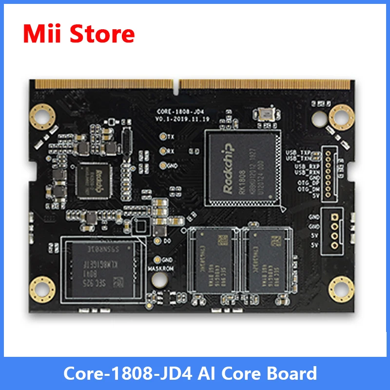 

Firefly Core-1808-JD4 Artificial Intelligence Core Board RK1808 Linux Microcontroller AI Development Board