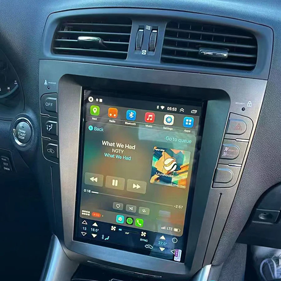 Автомобильный радиоприемник Android 11 видеоплеер для Lexus IS250 IS300 IS200 IS220 IS350 2005-2012