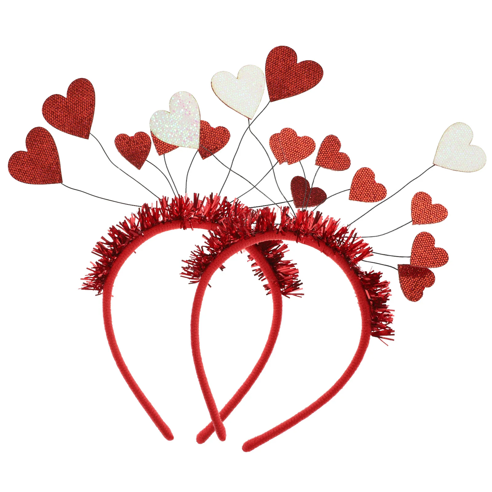 2 Pcs Valentine's Day Headband Party Headdress Hair Wear Heart Shaped Sunglasses Cupid Felt Cloth
2 Pcs Valentine's Day Headband Party Headdress Hair Wear Heart Shaped Sunglasses Cupid Felt Cloth
