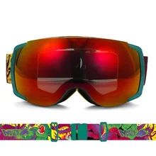 Ski GogglesWinter Snow Sports Goggles with Anti-fog UV Protection Double Layer Adult Windproof and Fog Proof Climbing Goggles
Ski GogglesWinter Snow Sports Goggles with Anti-fog UV Protection Double Layer Adult Windproof and Fog Proof Climbing Goggles