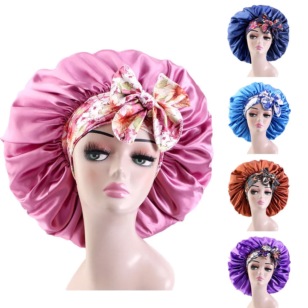 New Stain Sleep Cap Hair Bonnet Hat Solid Folk-custom Head Wrap Wide Band Adjustable Print African Extra Large Satin Bonnet
New Stain Sleep Cap Hair Bonnet Hat Solid Folk-custom Head Wrap Wide Band Adjustable Print African Extra Large Satin Bonnet