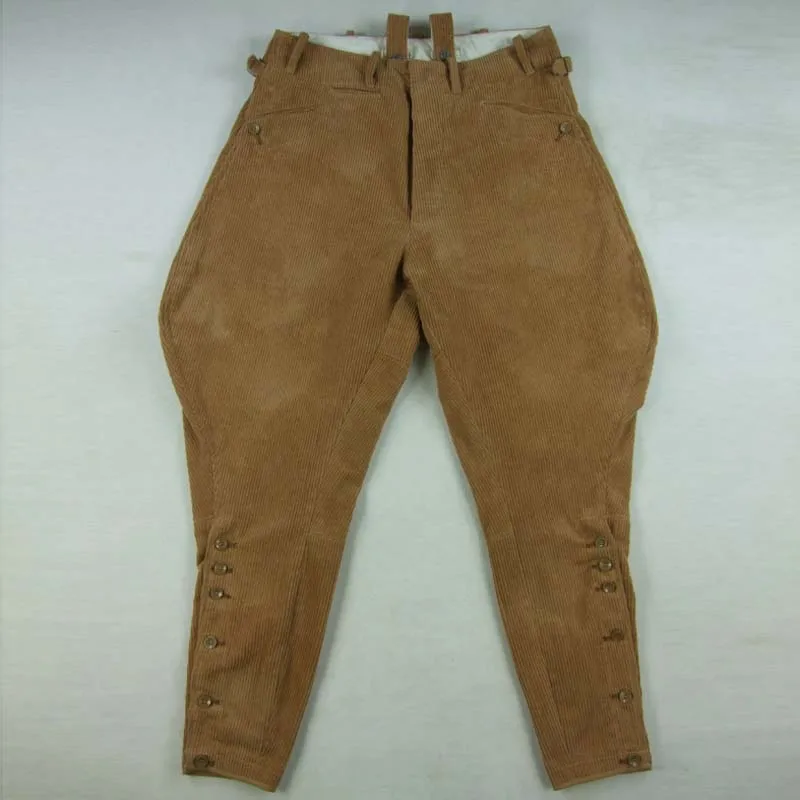 retro military uniform corduroy Slim-fit all-match knight pants European and American style striped velvet 9-point boot pants
retro military uniform corduroy Slim-fit all-match knight pants European and American style striped velvet 9-point boot pants