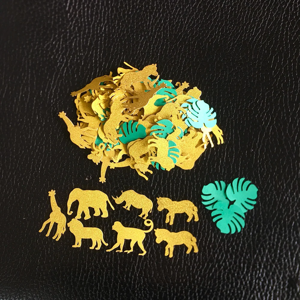 100Pcs Jungle Animal Confetti Safari Themed Gold Glitter Zoom Shaped Baby Shower Kids Birthday Party Favors Table Decor
100Pcs Jungle Animal Confetti Safari Themed Gold Glitter Zoom Shaped Baby Shower Kids Birthday Party Favors Table Decor