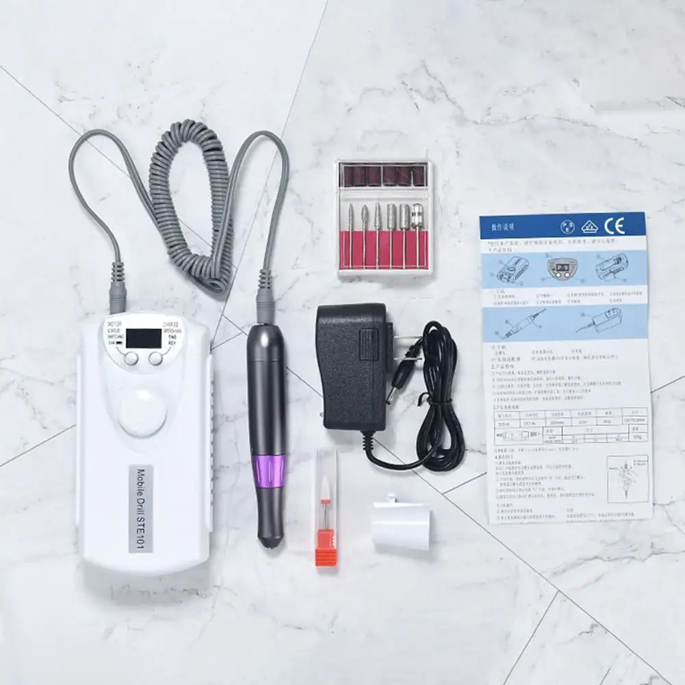 Electric Manicure Drill Nail Grinder Rechargeable Nail Polishing ABS Electric Nail Polish Pen Machine Nail Equipment
Electric Manicure Drill Nail Grinder Rechargeable Nail Polishing ABS Electric Nail Polish Pen Machine Nail Equipment