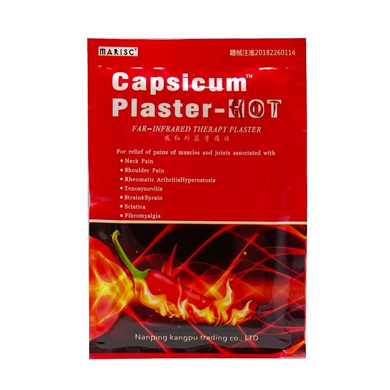 

120Pcs Capsicum Hot Pepper Pain Relief Plaster Back Neck Shoulder Chinese Herbal Medicated Joint Arthritis Porous Chilli Patch