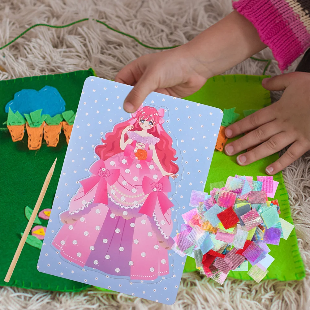 2 Sets and Draw Toys Children’s Stitchwork Puzzle Unfinished Drawing DIY Handmade 
2 Sets and Draw Toys Children’s Stitchwork Puzzle Unfinished Drawing DIY Handmade