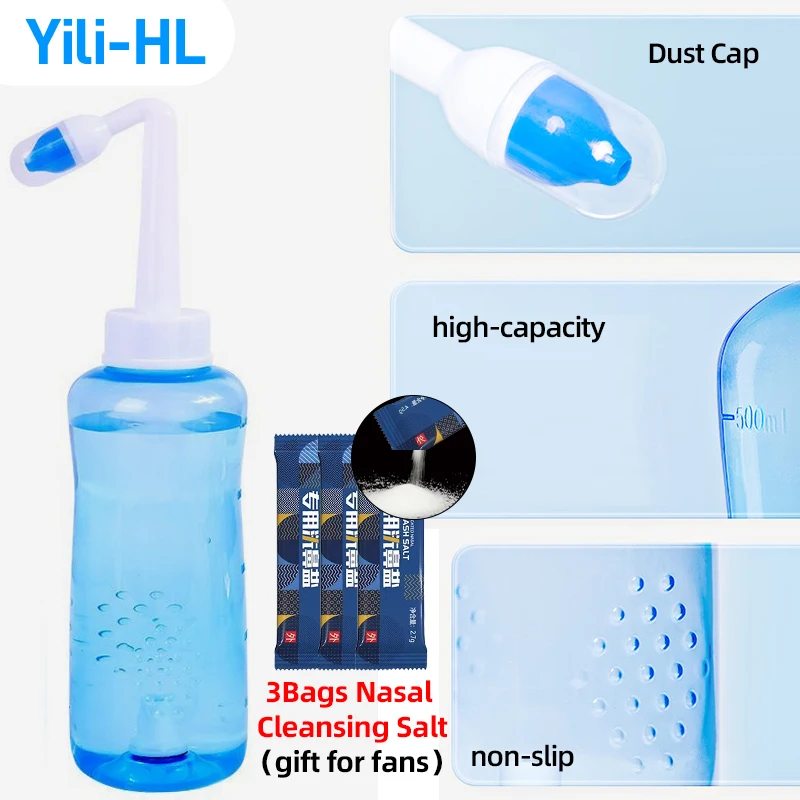

Nose Cleaner Protector Nasal Irrigator Nose Washer Bottle For Kids Adult Avoid Allergic Rhinitis Sinusitis Neti Pot 300Ml&500Ml