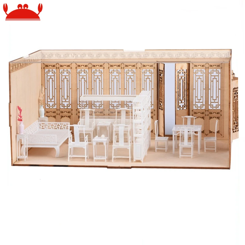 1:25 Miniature Furniture Doll Chinese Dollhouse Furniture Set Kitchen Living Room Interior Layout DIY Accessories Diorama Decor
1:25 Miniature Furniture Doll Chinese Dollhouse Furniture Set Kitchen Living Room Interior Layout DIY Accessories Diorama Decor