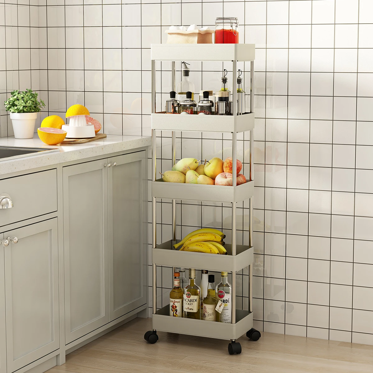2/5 Tier Gap Rolling Storage Cart High Capacity Storage Shelf Movable Storage Rack Kitchen Bathroom Slim Organizers Storage Cart
2/5 Tier Gap Rolling Storage Cart High Capacity Storage Shelf Movable Storage Rack Kitchen Bathroom Slim Organizers Storage Cart