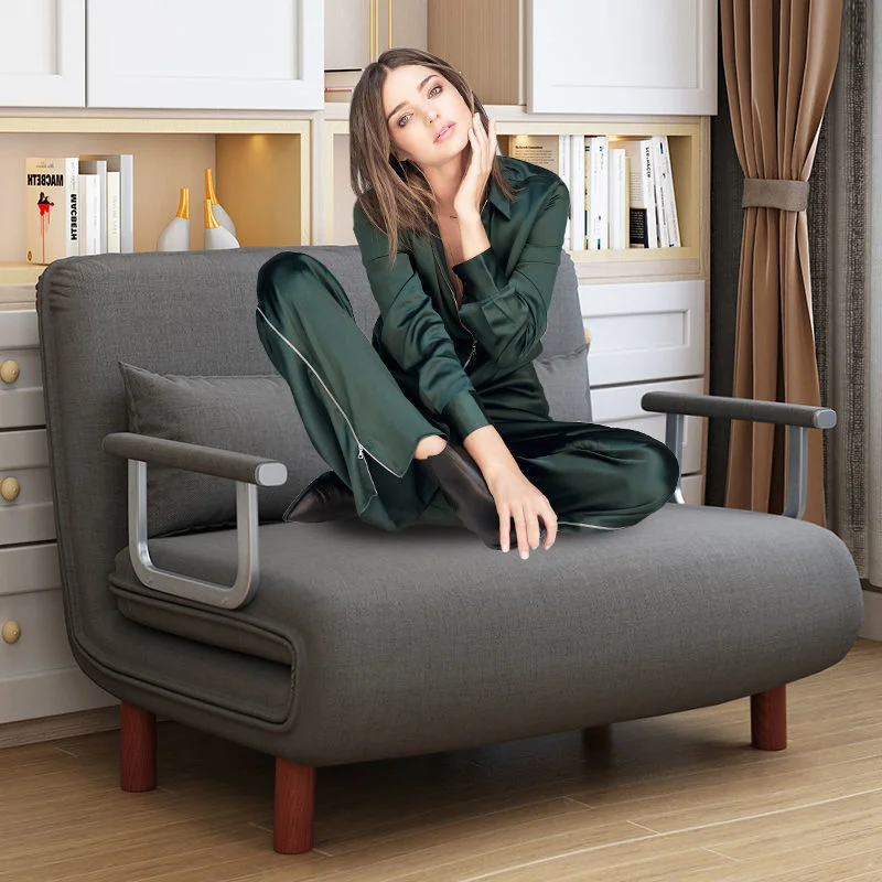 Grey Simple living room furniture Apartment Folding sofa bed Small Family Chair single stool
Grey Simple living room furniture Apartment Folding sofa bed Small Family Chair single stool