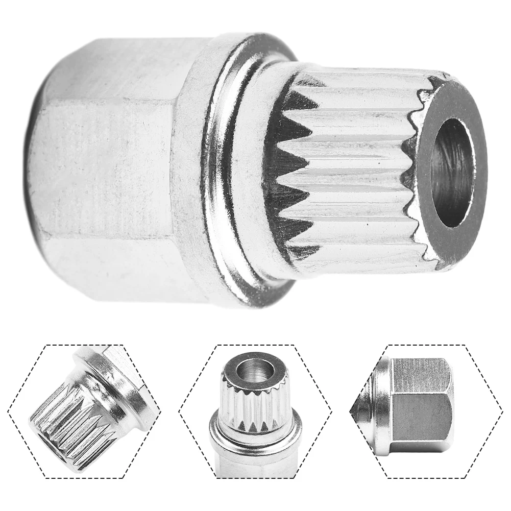 Durable Wheel Lock Lug Nut 35/19PT For BMW Rustproof Silver Tone T Tyre Security Screw Hand Tools For Car Repairs
Durable Wheel Lock Lug Nut 35/19PT For BMW Rustproof Silver Tone T Tyre Security Screw Hand Tools For Car Repairs