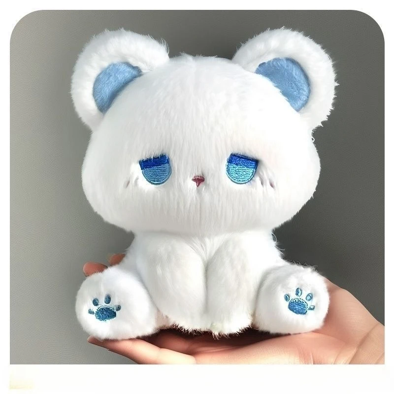 16cm Cute Silly Kitten Doll with High Appearance Plush Toy Cartoon Sitting Posture Doll Black Body with Different Color Eye Gift 16cm Cute Silly Kitten Doll with High Appearance Plush Toy Cartoon Sitting Posture Doll Black Body with Different Color Eye Gift