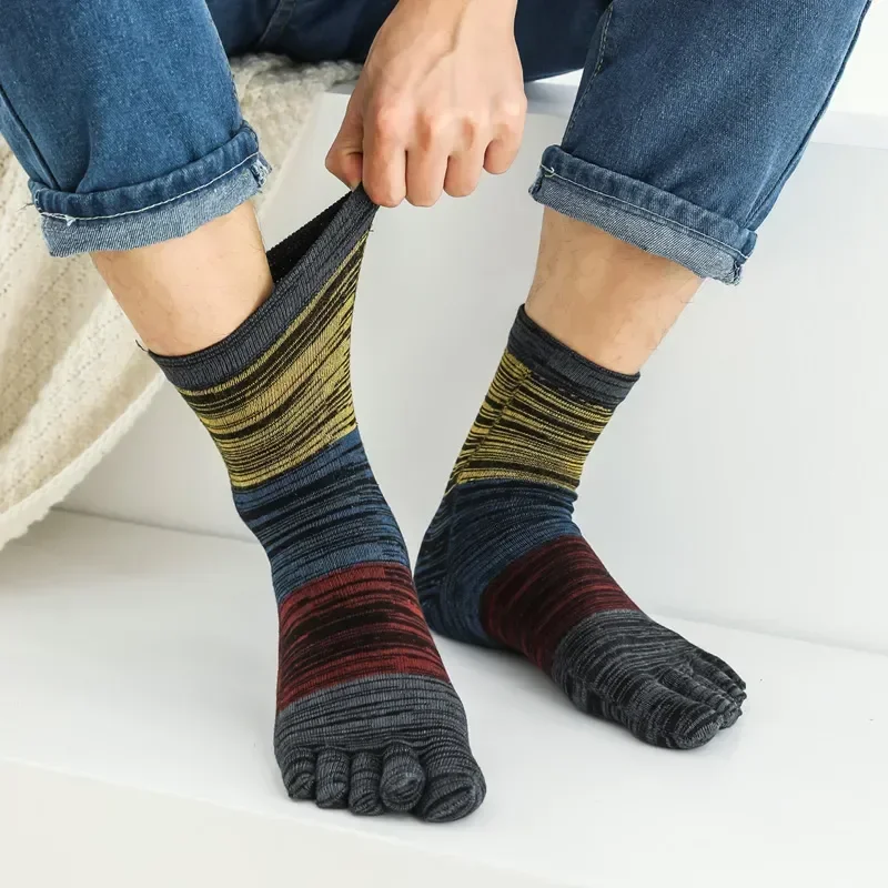 Socks Autumn Five 5 Split And Sweat Absorbing Winter Finger Breathable Thumb Novelty Toe Men's
Socks Autumn Five 5 Split And Sweat Absorbing Winter Finger Breathable Thumb Novelty Toe Men's