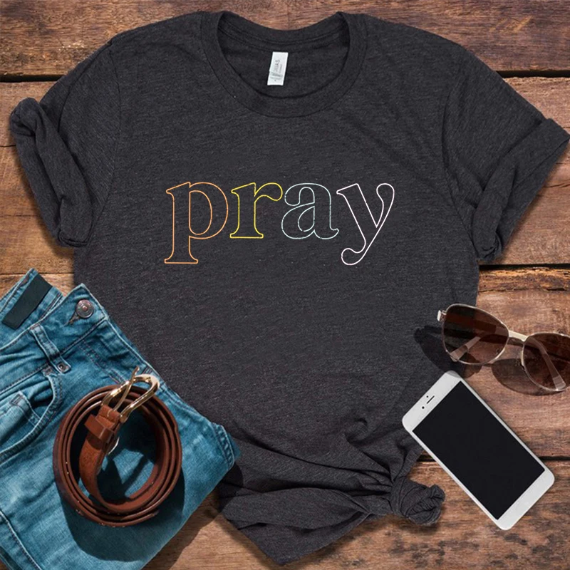 Religion Shirt Pray Graphic Tshirts Christian Tee Bible Verse Kawaii Clothes Faith Top God Vintage Aesthetic Clothes
Religion Shirt Pray Graphic Tshirts Christian Tee Bible Verse Kawaii Clothes Faith Top God Vintage Aesthetic Clothes