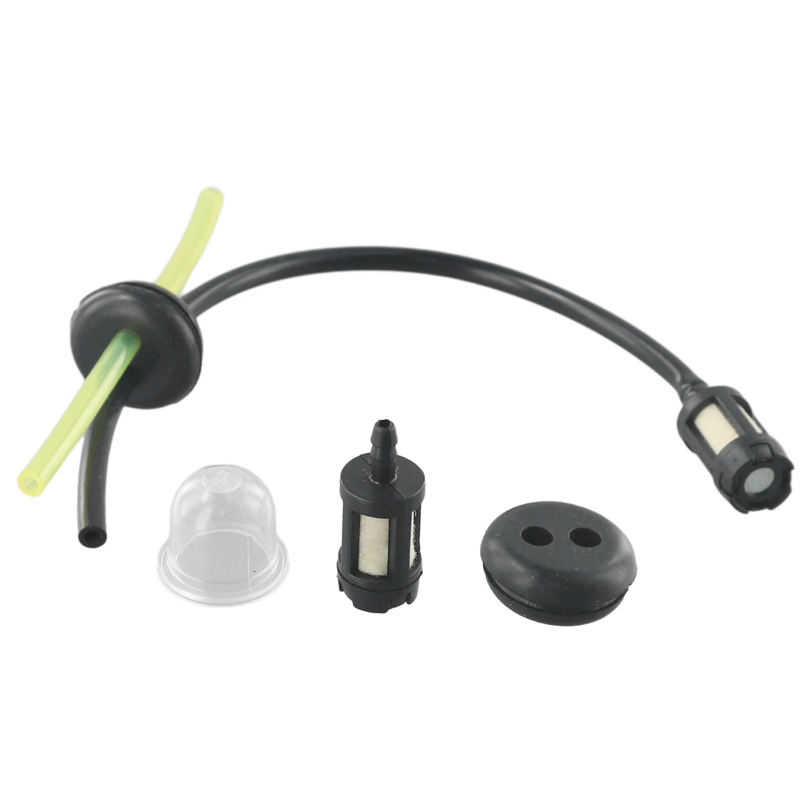 Garden Outdoor Fuel Hose Set ABS Petrol Strimmer Fuel Hose Pipe Tank Filter Primer Grommet Assembly Power Tool Accessories
Garden Outdoor Fuel Hose Set ABS Petrol Strimmer Fuel Hose Pipe Tank Filter Primer Grommet Assembly Power Tool Accessories
