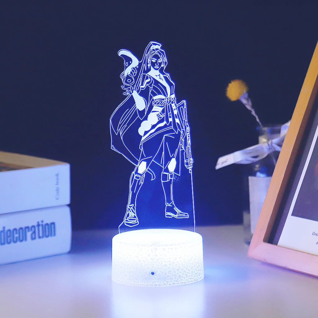 Gaming Valorant 3D Led Night Light Figure Sage For Gamer Game Room Decor 7 Color Variations Lamp Kids Birthday Gift Dropshipping
Gaming Valorant 3D Led Night Light Figure Sage For Gamer Game Room Decor 7 Color Variations Lamp Kids Birthday Gift Dropshipping
