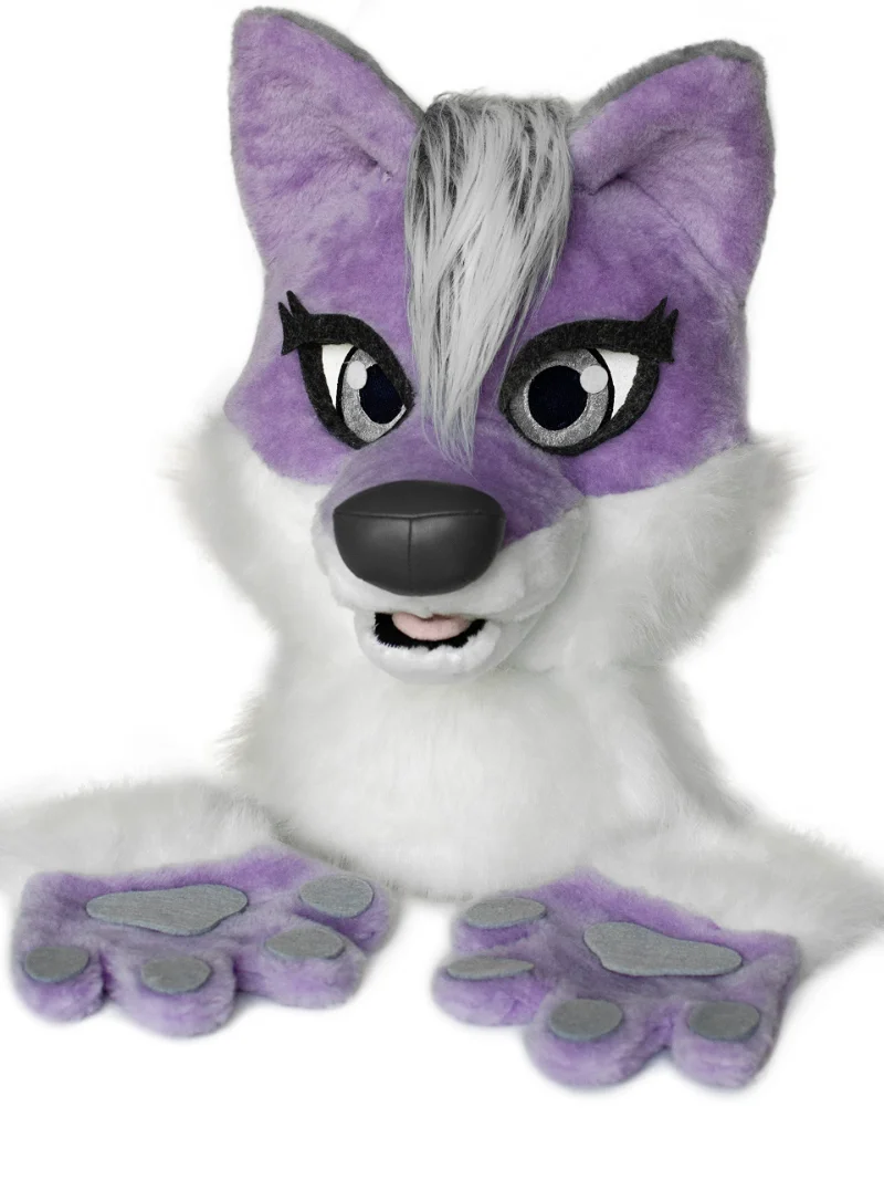 Fursuit Section Lilac Wolf Fursuit Head and Handpaws for Teens Ages 9-15 Celebration Coswear for Both Men and Women
Fursuit Section Lilac Wolf Fursuit Head and Handpaws for Teens Ages 9-15 Celebration Coswear for Both Men and Women
