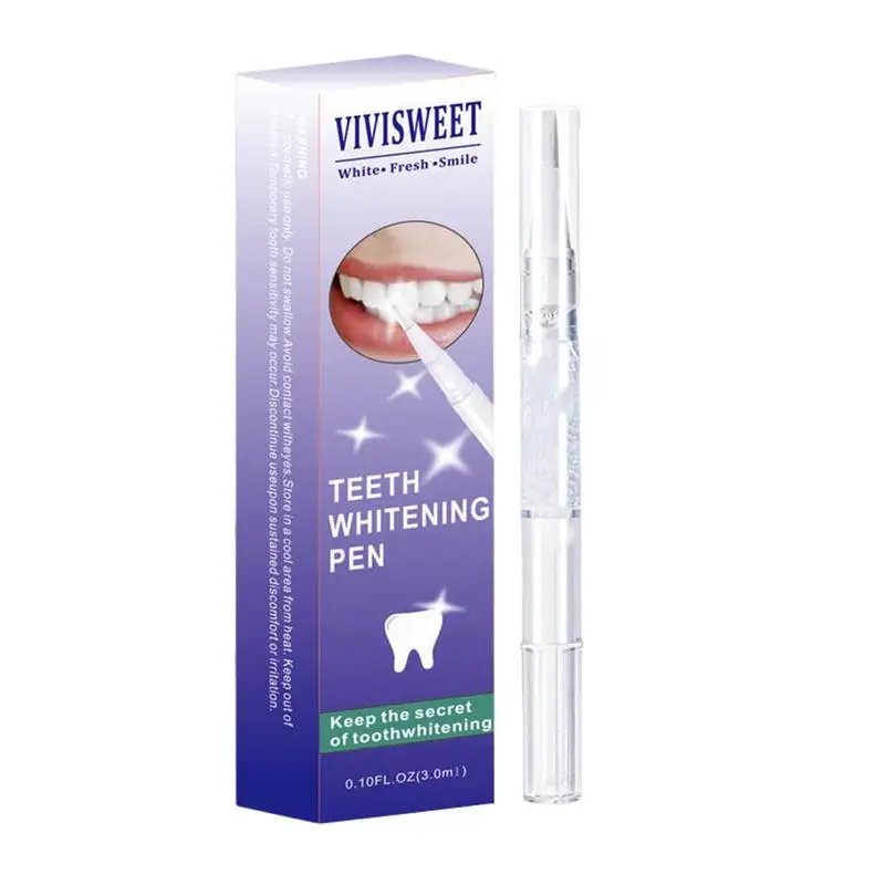 

Teeth Whitening Pen Tooth Gel 3ml Teeth Stain Remover Whitening Essence Pen Tooth Cleaning Whitener Oral Beauty Dental Care