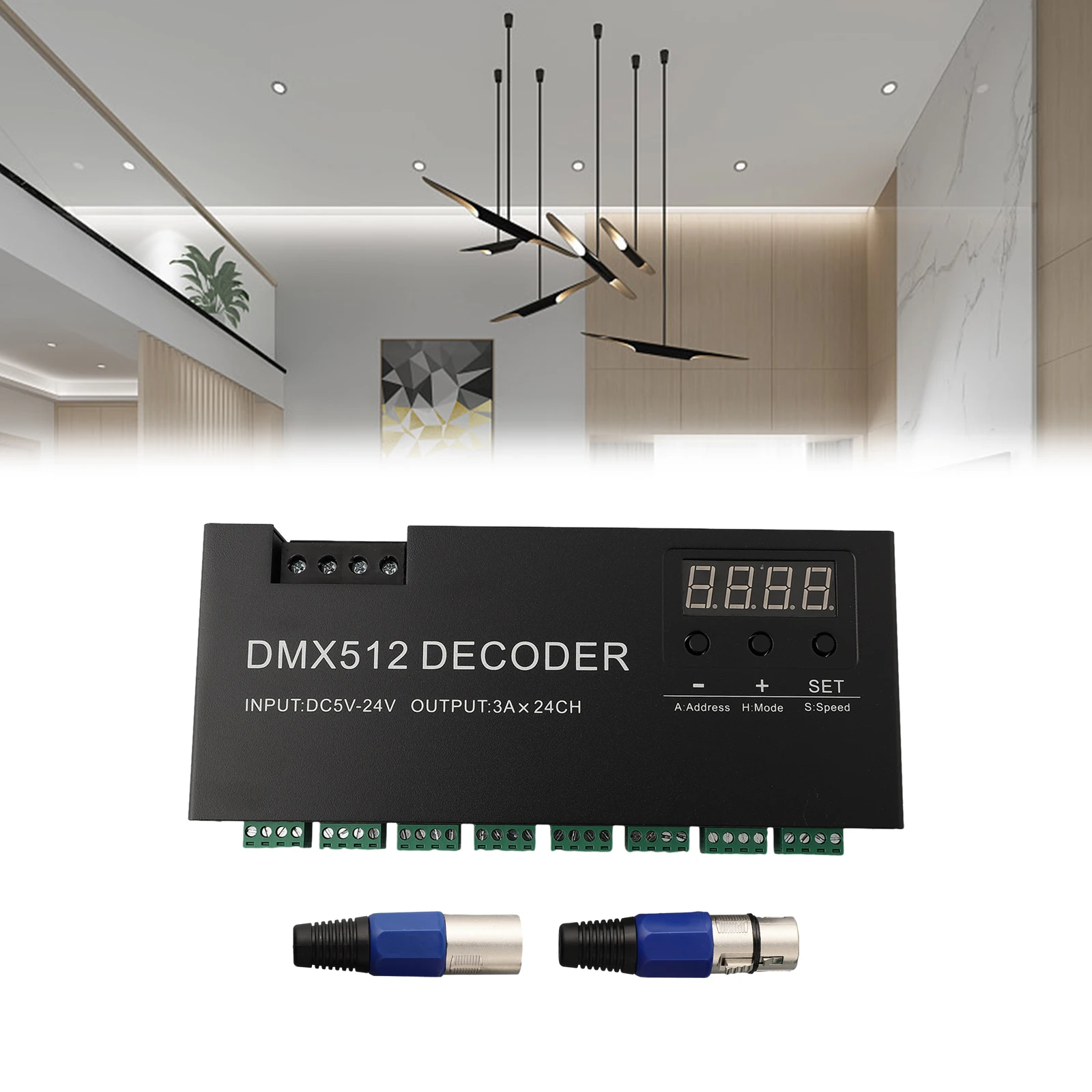 Цифровой 24CH RGB DMX512 декодер, 3/4CH RGB RGBW DMX512 декодер, 30CH Φ DMX512 контроллер для светодиодной ленты
Цифровой 24CH RGB DMX512 декодер, 3/4CH RGB RGBW DMX512 декодер, 30CH Φ DMX512 контроллер для светодиодной ленты