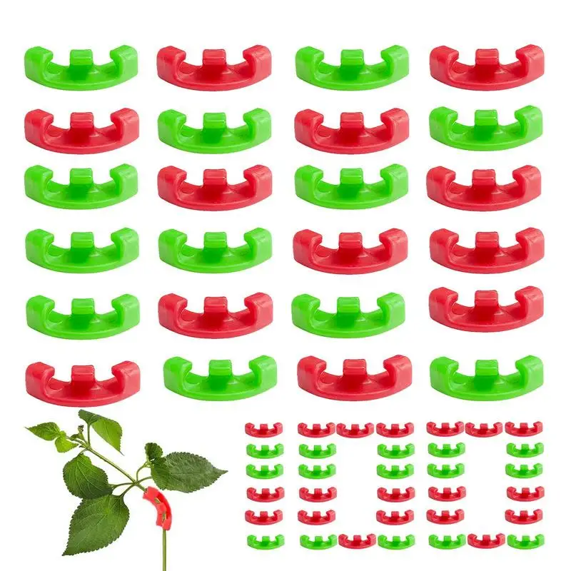 

90 Degree Plant Bender 100pcs Reusable Plant Training Bender Clips Tent Yield Enhancer Indoor Plant Branch Bender For Potted