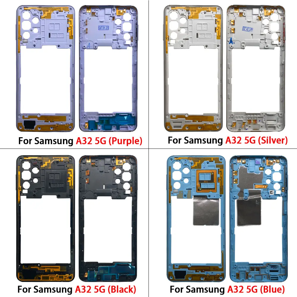 5Pcs/lot, New For Samsung Galaxy A32 4g Middle Frame Housing Case + Buttons For Samsung A32 5g A226B Middle Frame Bezel Middle
5Pcs/lot, New For Samsung Galaxy A32 4g Middle Frame Housing Case + Buttons For Samsung A32 5g A226B Middle Frame Bezel Middle