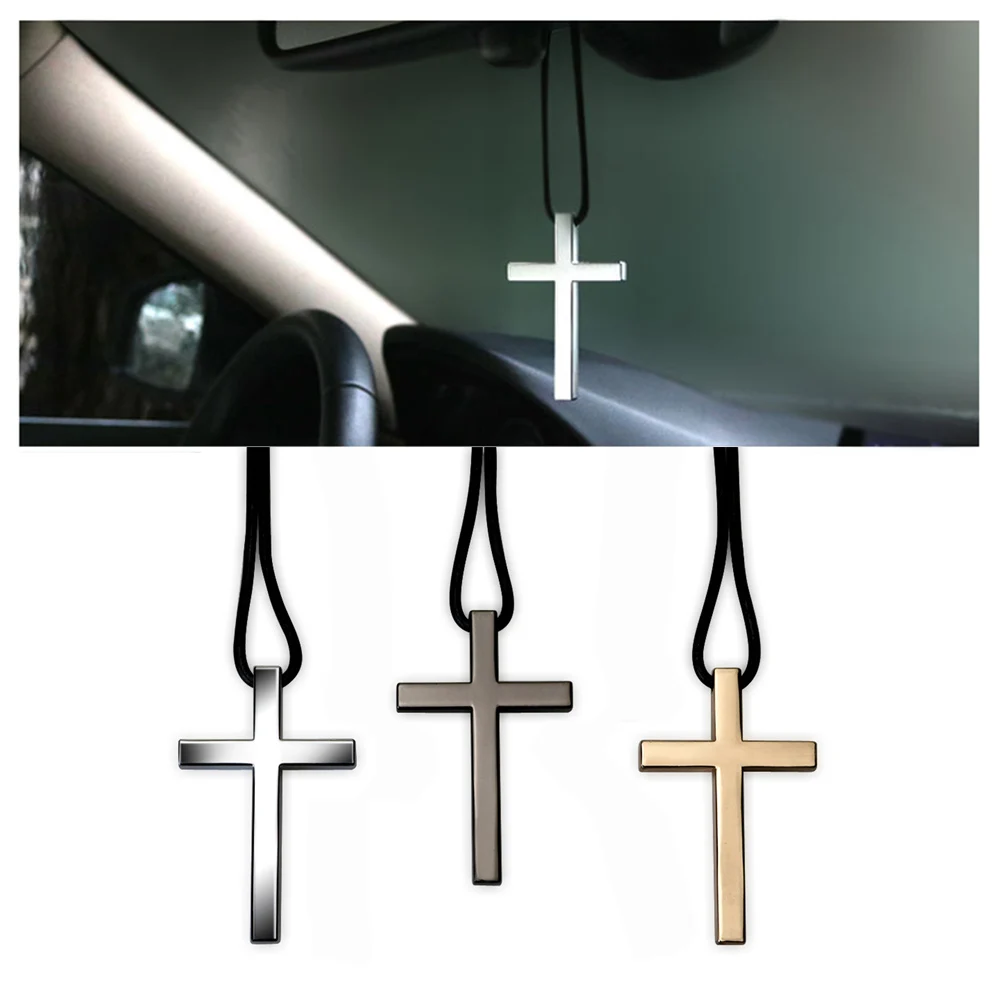 1Pcs Car Pendant Cross Ornaments Charms Rearview Mirror Decoration Hanging Auto Decor Cars Accessories Styling Gifts
1Pcs Car Pendant Cross Ornaments Charms Rearview Mirror Decoration Hanging Auto Decor Cars Accessories Styling Gifts