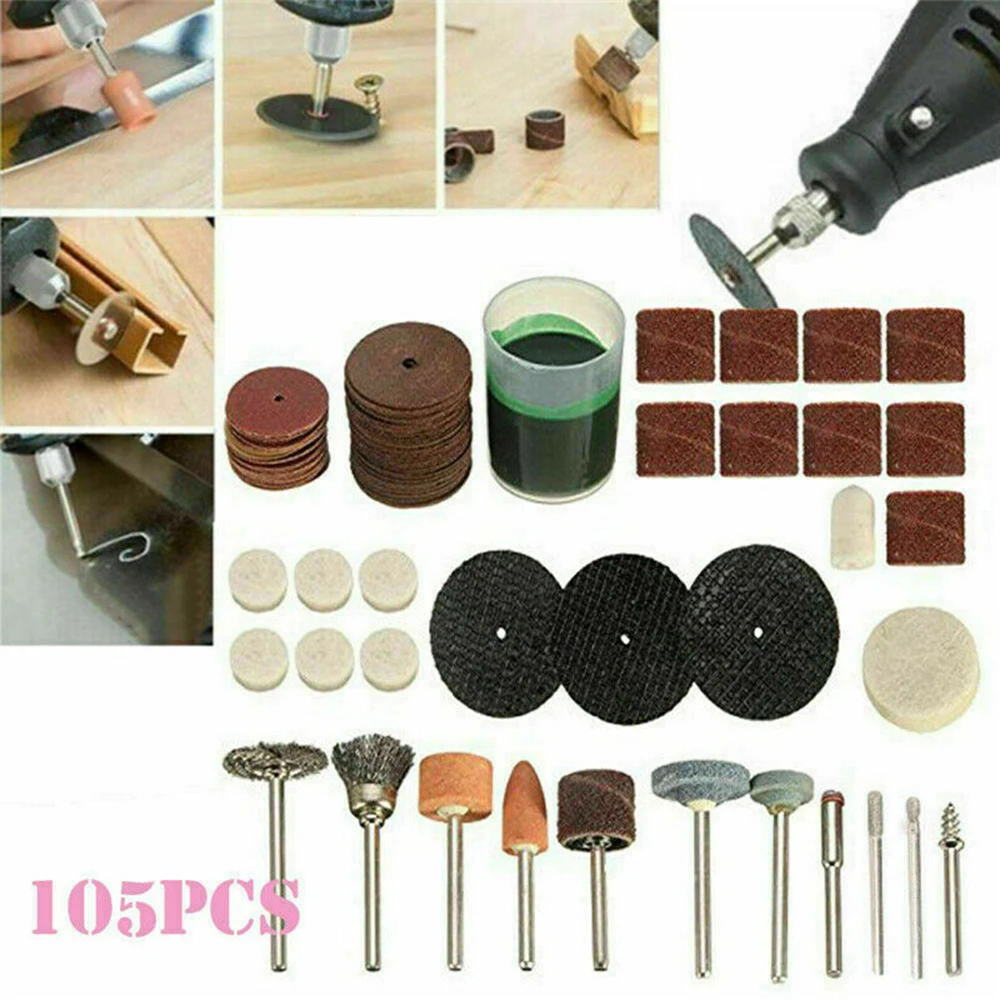 105pcs Mini Electric Drill Grinder Rotary Power Tool Grinding Polishing Set Plastic / Metal Ideal For Cutting/carving Grinding
105pcs Mini Electric Drill Grinder Rotary Power Tool Grinding Polishing Set Plastic / Metal Ideal For Cutting/carving Grinding