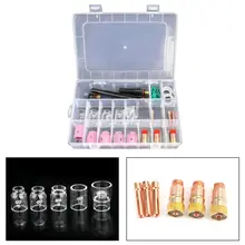 31pcs TIG Welding Torch Stubby Gas Lens #12 Heat Glass Cup Kit For WP-26 WP-17 WP-18 Welding Equipment Accessories
31pcs TIG Welding Torch Stubby Gas Lens #12 Heat Glass Cup Kit For WP-26 WP-17 WP-18 Welding Equipment Accessories