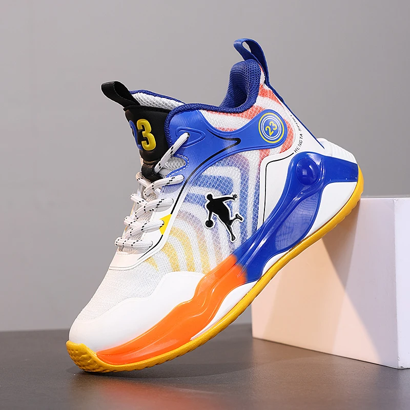 New Children Shoes Kids Basketball Shoes Boys Sneakers Cushioning Breathable Child Trainers Basket Shoes Outdoor Walking Sneaker
New Children Shoes Kids Basketball Shoes Boys Sneakers Cushioning Breathable Child Trainers Basket Shoes Outdoor Walking Sneaker