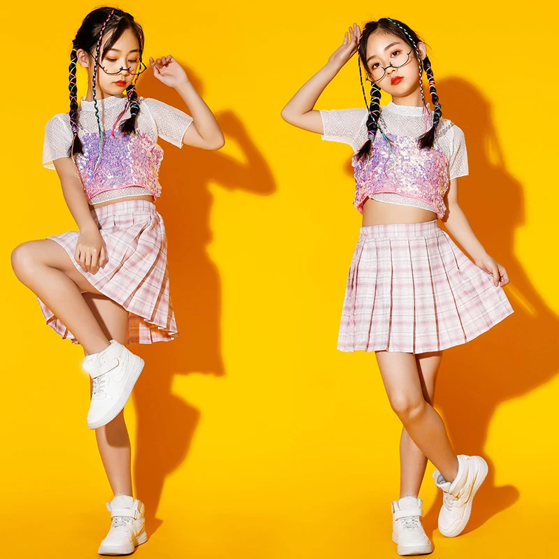 Summer Children'S Jazz Dance Costume Girls Catwalk Cheerleading Performance Clothing Sequin Kids Hip-Hop Dance Clothes XS3955
Summer Children'S Jazz Dance Costume Girls Catwalk Cheerleading Performance Clothing Sequin Kids Hip-Hop Dance Clothes XS3955